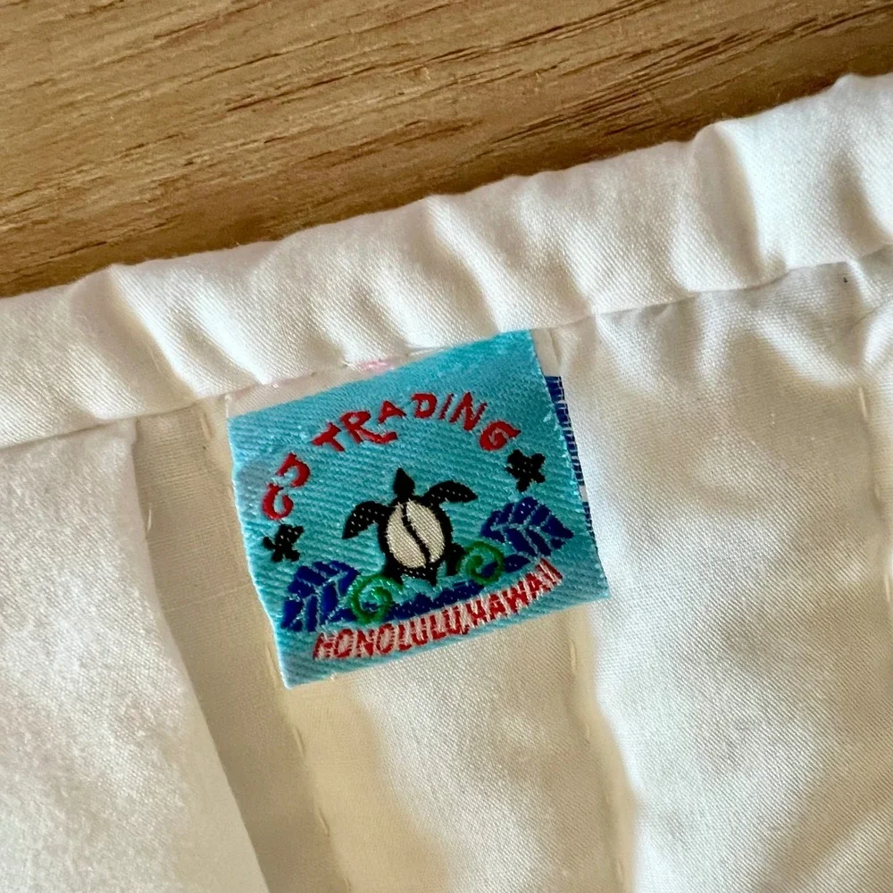 VTG Aloha Hawaii Patchwork Quilt ABC Hanging Baby Blanket Alphabet Bedding